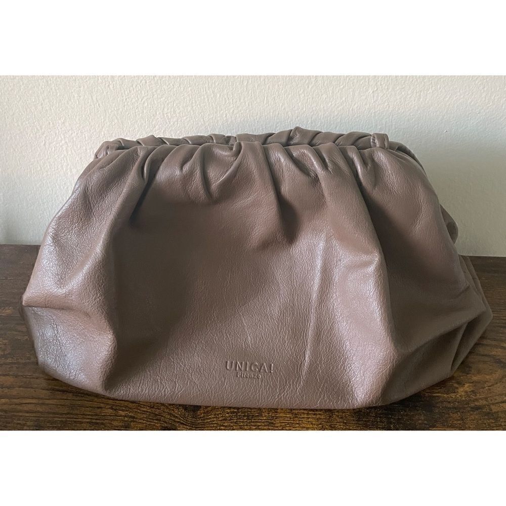 Unica Firenze leather clutch / purse Made In Italy